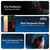 Modern Camo Abstract Glass Case for Oppo Reno14 5G