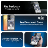 Space Flight Pass Glass Case for Oppo Reno13 5G