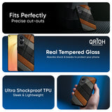 Tri Color Wood Glass Case for Oppo Reno13 5G