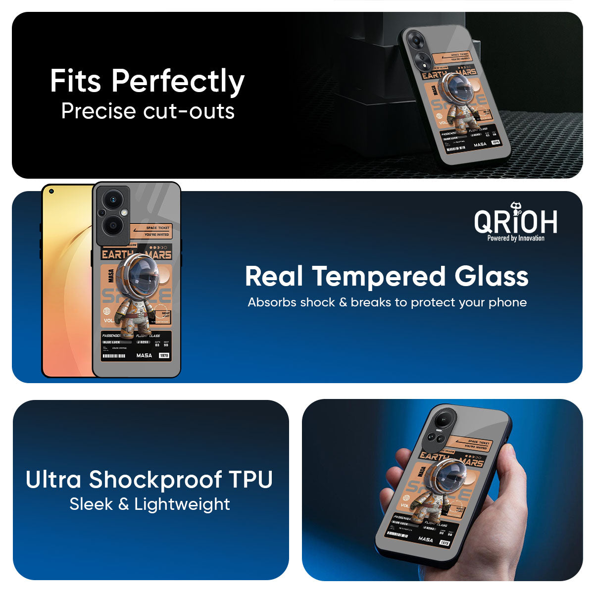 Space Ticket Glass Case for Oppo K13 Turbo Pro 5G