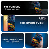 Multicolor Oil Painting Glass Case for Oppo A6x 5G