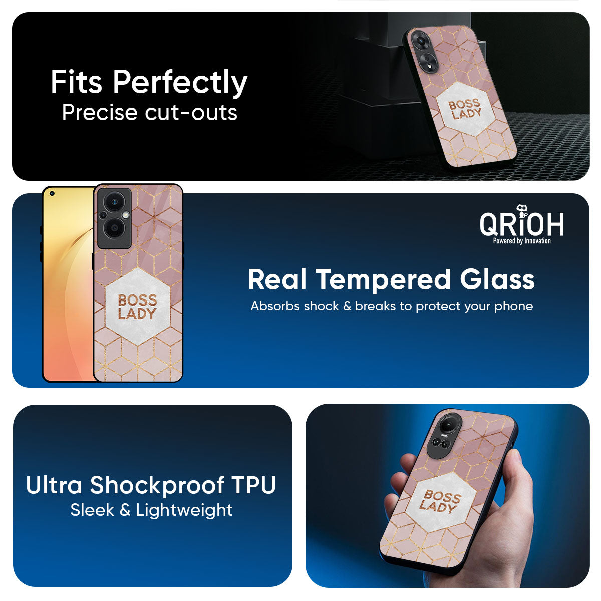 Boss Lady Glass Case for Oppo K13 Turbo Pro 5G