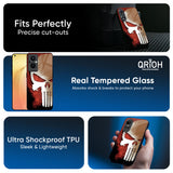 Red Skull Glass Case for Oppo K13 Turbo Pro 5G