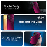 Pink Burst Glass Case for Oppo Reno14 5G