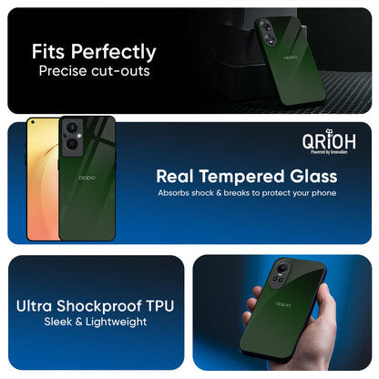 Deep Forest Glass Case for Oppo Reno14 5G
