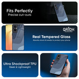 Navy Blue Ombre Glass Case for Oppo Reno14 Pro 5G
