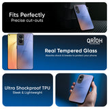 Blue Aura Glass Case for Oppo A6x 5G