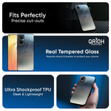 Tricolor Ombre Glass Case for Oppo Reno14 Pro 5G