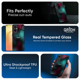 Dark Gradiant Glass Case for Oppo A6 Pro 5G