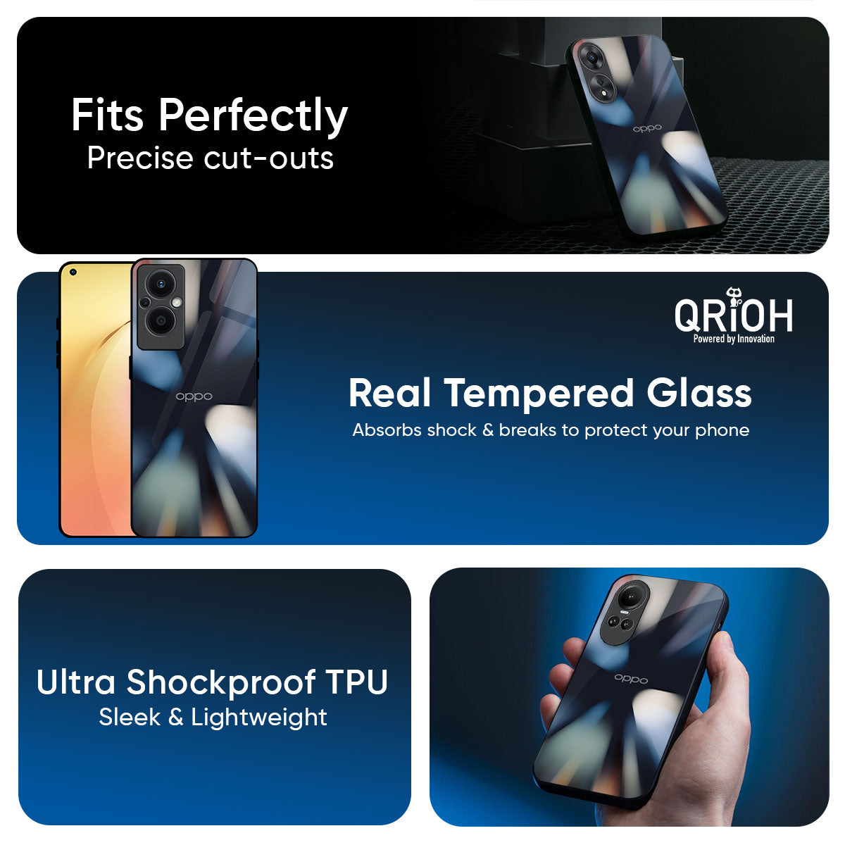 Colorful Illusion Glass Case for Oppo K13 Turbo Pro 5G