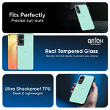 Teal Glass Case for Oppo A6 Pro 5G