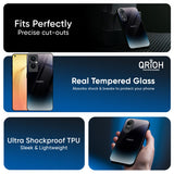 Black Obsidian Glass Case for Oppo Reno14 Pro 5G