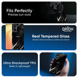 Galaxy Art Glass Case for Oppo Reno13 5G