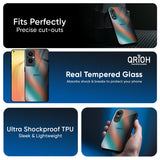 Melted Emerald Glass Case for Oppo Reno14 5G