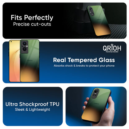 Blurry Forest Glass Case for Oppo Reno14 5G