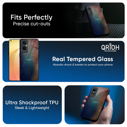 Rusty Gradient Glass Case for Oppo K13 Turbo Pro 5G