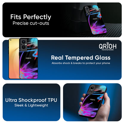 Brushy Color Glass Case for Oppo K13 Turbo Pro 5G
