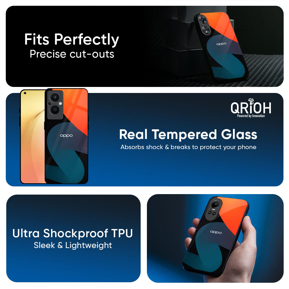Bold Line Glass Case for Oppo K13 Turbo Pro 5G
