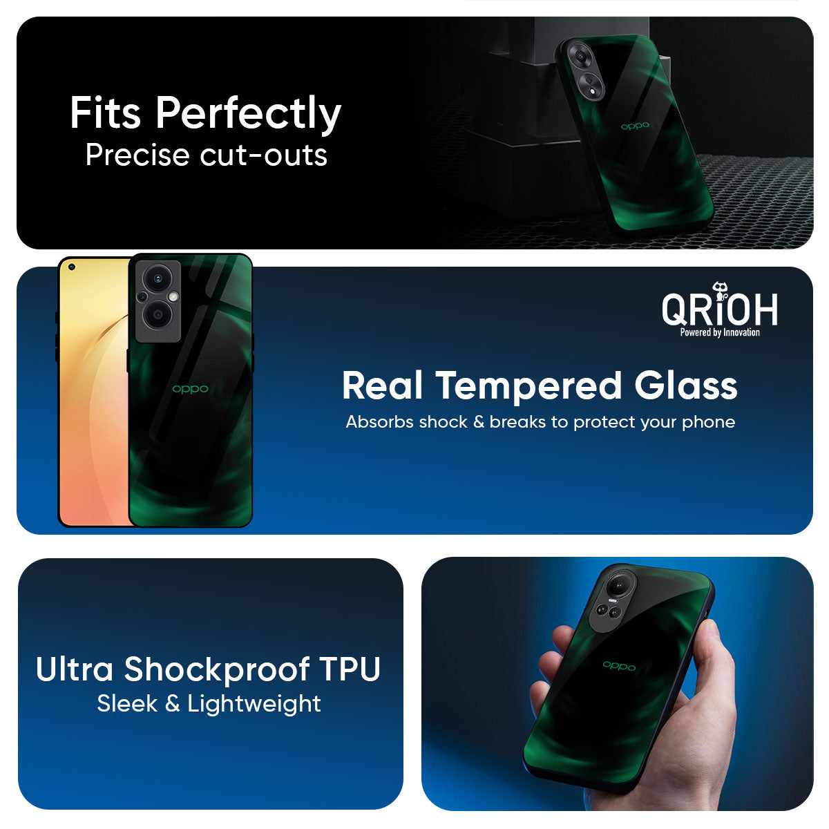 Green Well Glass Case for Oppo K13 Turbo Pro 5G