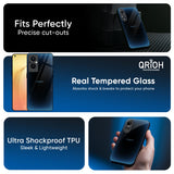 Blue Dynamic Glass Case for Oppo Reno13 5G