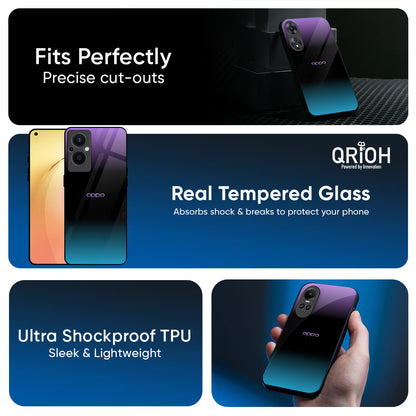Purplemarine Glass Case for Oppo Reno14 5G