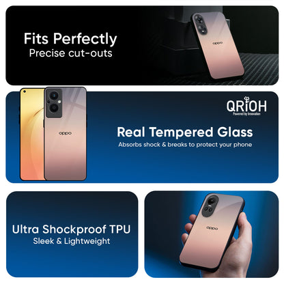 Golden Mauve Glass Case for Oppo Reno14 5G