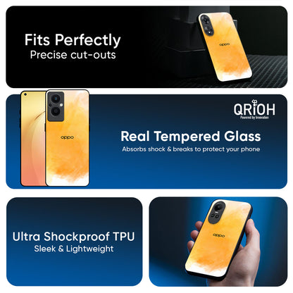 Rustic Orange Glass Case for Oppo K13 Turbo Pro 5G