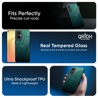 Palm Green Glass Case For Oppo K13 Turbo Pro 5G