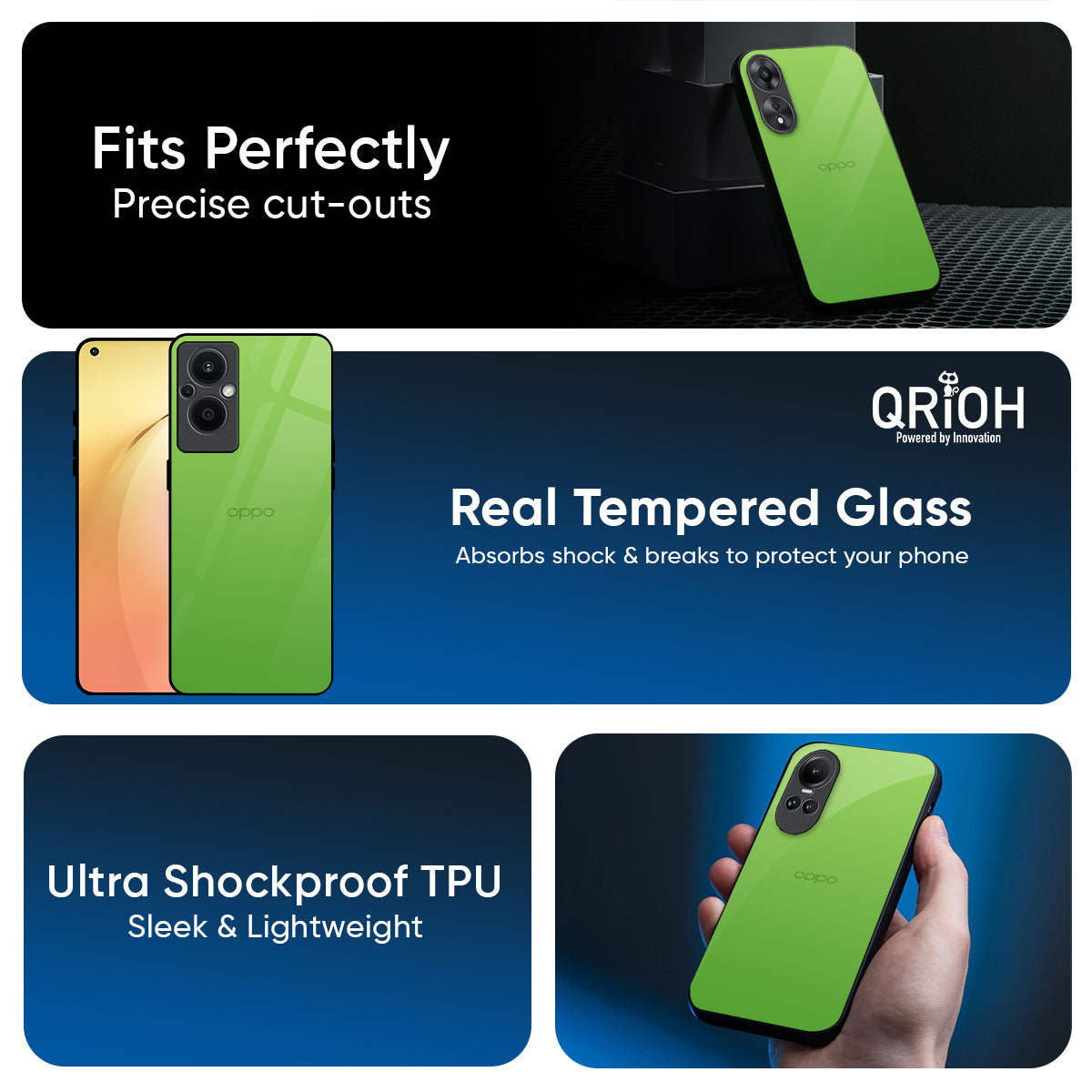 Paradise Green Glass Case For Oppo K13 Turbo Pro 5G