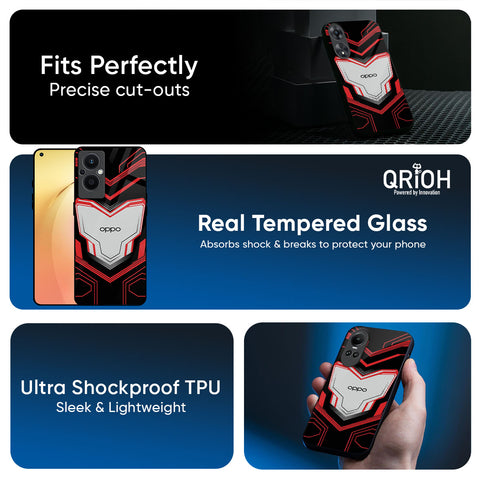 Quantum Suit Glass Case For Oppo Reno13 Pro 5G
