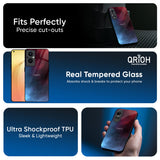 Smokey Watercolor Glass Case for Oppo Find X9 Pro 5G