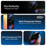 Fine Art Wave Glass Case for Oppo F31 5G