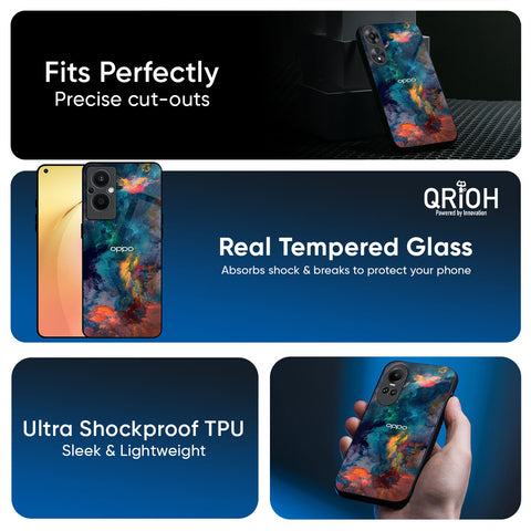 Colored Storm Glass Case for Oppo Find X8 5G