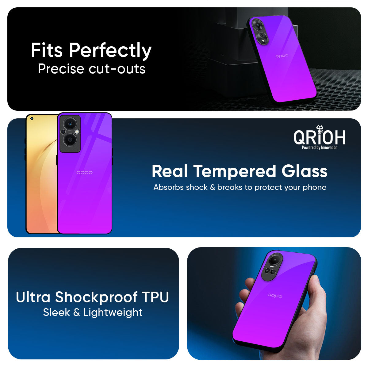Purple Pink Glass Case for Oppo K13 Turbo Pro 5G