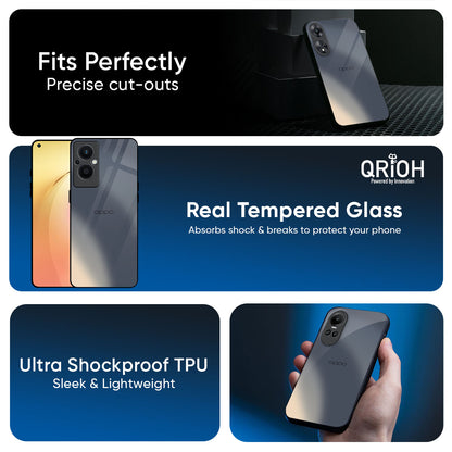 Metallic Gradient Glass Case for Oppo K13 Turbo Pro 5G
