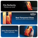 Magma Color Pattern Glass Case for Oppo F29 Pro 5G
