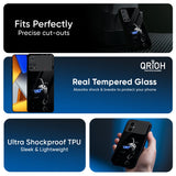 Car In Dark Glass Case for Poco F6 5G