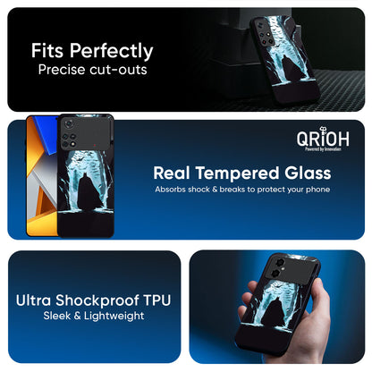 Dark Man In Cave Glass Case for Poco F7 5G