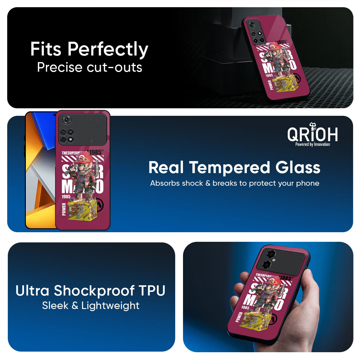 Gangster Hero Glass Case for Poco X7 5G