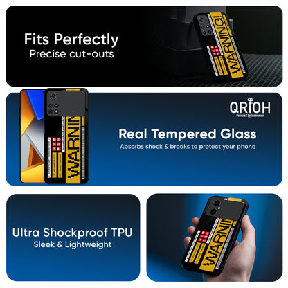 Aircraft Warning Glass Case for Poco X8 Pro max 5G