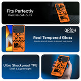Anti Social Club Glass Case for Poco M8 5G