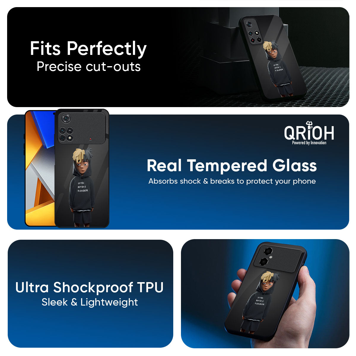 Dishonor Glass Case for Poco X7 5G