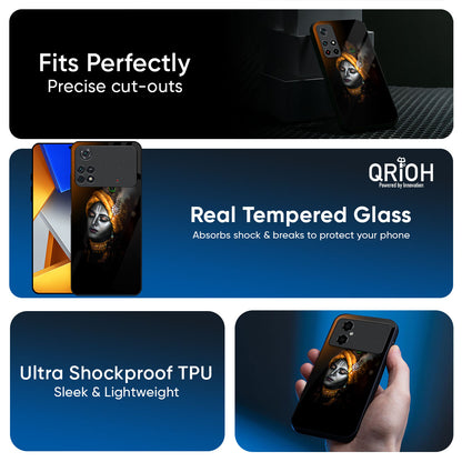 Ombre Krishna Glass Case for Poco X7 Pro 5G