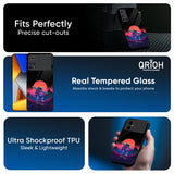 Retro Astronaut Glass Case for Poco M8 5G