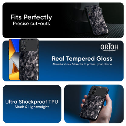 Cryptic Smoke Glass Case for Poco F6 5G