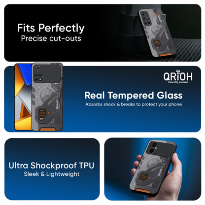 Tech Lifestyle Glass Case for Poco X8 Pro max 5G