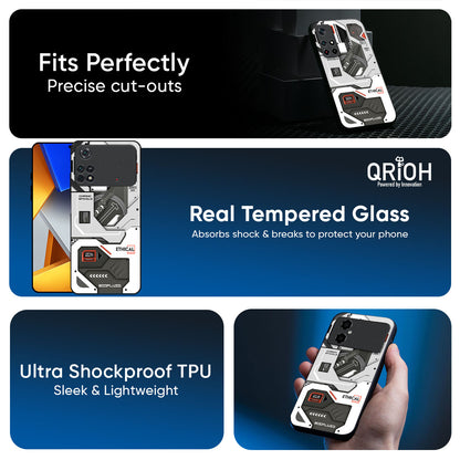 Explore Circuit Glass Case for Poco M8 5G