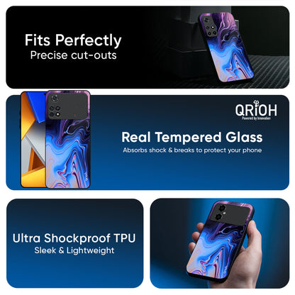 Psychic Texture Glass Case for Poco X7 5G