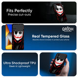 Life In Dark Glass Case For Poco F6 5G