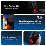 Lord Hanuman Glass Case For Poco X8 Pro max 5G